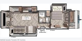 Floor Plan for Salem Travel Trailer