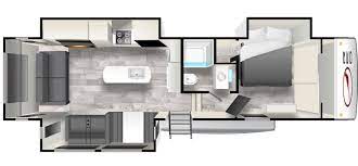 Floor Plan for Cardinal Fifth Wheel